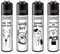 Clipper® Feuerzeuge - 4er Set + Crystal Balls (FFX Adult #3)