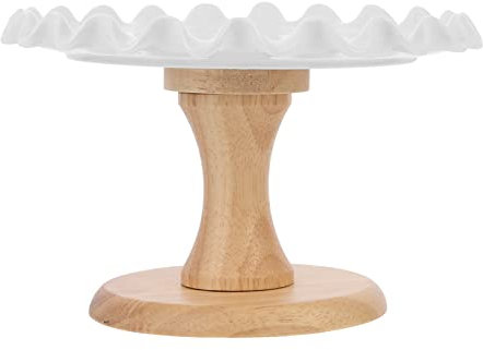 OQHAIR Alzata per Torta Nuziale Vassoio per Server Torte alla Frutta Set da Esposizione per Tavolo da Dessert Piatto per Torta Piatto da Portata per Torta Cocktail Piatto da Esposizione p