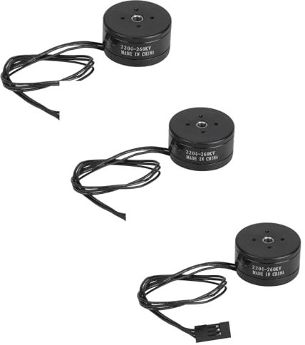 3PCS 80t Hohlwelle Brushless Motor Low Noise Low Power Consumption 260KV Geeignet für 808 Kamera Gimbal RC Drohnen