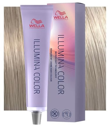 WELLA PROFESSIONAS Illumina Color Permanent Hair Color - 10/81 Lightest Pearl Ash Blonde 60 ml