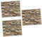 Gadpiparty 3St Rock-Tapete Ziegel Tapete Rock selbstklebend Wandgemälde unechte Wandpaneele pro wandbilder Hintergrund Wandtattoo Aufkleber PVC-Wandaufkleber Stein Wandplatte schmücken 3d