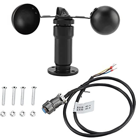 Windsensor, 0 Bis 5 V Signalausgang, Windgeschwindigkeitssensor aus Aluminiumlegierung, Meteorologisches Instrument, Spezifischer Windgeschwindigkeitssender,