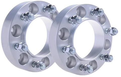 Spurverbreiterungen Für Mitsubishi L200 Für Montero 2 Stücke 25/30/35mm Spurverbreiterungen Aluminium Adapter 6x139,7 Hubcentric 67,1mm Distanzscheiben (Color : 2PCS Silver 38mm)