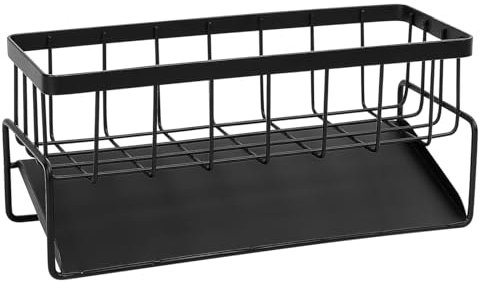 Organizador de Fregadero de Cocina, Soporte de Esponja para Fregadero, Soporte Estropajo Fregadero con Drenaje, Organizador Estante de Drenaje de Esponja para Fregaderos de Cocina, Lavado de Baños