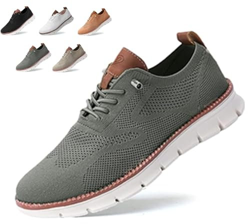 Mens Wearbreeze Shoes, Urbans Mens Shoes- Ultra Comfortable Shoes Wide, Breeze Shoes for Men (7.5,Green)