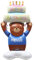 DazzJoy Happy Birthday Ballon Bär Stehend, XXL Luftballon Tiere Ballons Bär, Folienballon Tiere Geburtstag Bären, Baby Geburtstagsballon Bär, Helium Ballons Bär für Kindergeburtstag Deko Junge Mädchen