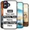 Personalised Phone Case compatible with iPhone 16, Add Your Text, Picture, Design, Logo on Shockproof TPU Bumper back Cover Customised Gift idea for Birthday, Wedding, Anniversary, Special Moment