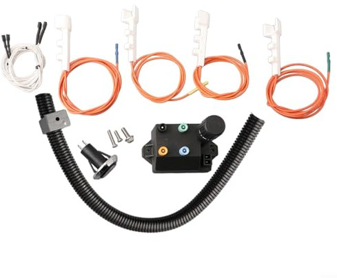 Tubo adattatore propano per forno per pizza preparati a grigliare per Weber Ignitor Kit 66355 per Genesis II, completo di istruzioni (lingua italiana non garantita)