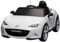 TCARAIWEN 12V Elektroauto für Kinder, Mazda MX-5 Lizenziertes Elektrofahrzeug mit Fernbedienung, Bluetooth-Spieler, Weiß