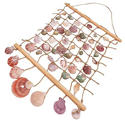 Cabilock Einzigartiger Muschel-dekovorhang Mediterrane Wandbehänge Für Schlafzimmer Home Office