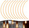WIYETY 10 Stück LED Filament: 3V Flexibles Filament, 130 mm 2200 K Leuchtmittel, LED-Dioden, flexible Filament-Lampenteile, Leuchtmittel Filament für den Außenbereich, Batteriebetrieben (Warmweiß)