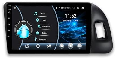 Radio de Coche Android 14 para Audi Q5 8R 2008-2017，9 Pulgadas Radio Double DIN inalámbrico, Bluetooth Carplay, Visión Trasera en Directo HD, Carga rápida GPS(M100S 1G+32G)