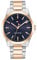 Tommy Hilfiger Uhr mit DREI-Zeiger-Quarzwerkfür Herren mit Zweifarbiges Edelstahlarmband - 1792193