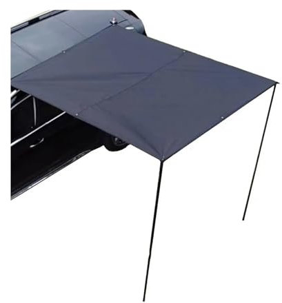 VNSMM Carports Auto-Seitenmarkise, Zelt, Fahrzeugmarkise, Sonnenschutz, Abdeckung, Auto-Seitenmarkise für SUV, Outdoor-Camping-Markise Zeltgarage(Black)