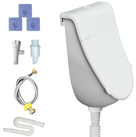 Miyanvuo Garagen Urinal,Urinseparator Für e - Wandmontiertes Geruchloses Urinal Mit Deckel Für Garten Haus