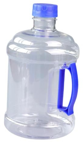 perfk Gourde réutilisable 3L avec poignée Facile, étanche et multifonctionnelle, idéale pour la randonnée, Le Camping, la Maison et la Voiture, Bleu Clair