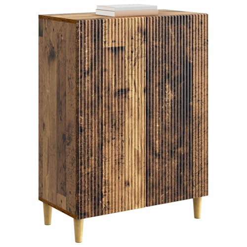 vidaXL Sideboard Altholz 66 x 34,5 x 90 cm Holzwerkstoff, Wohzimmer Lagerung, Vintage Sideboard, rechteckiges Möbel, schicker Schrank für Dein Zuhause