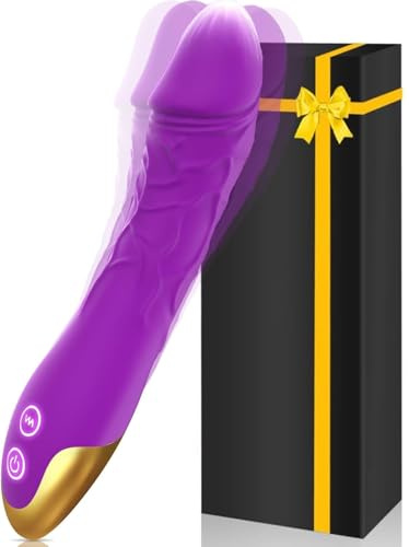Gode Vibromasseurs Feminin Clitoridien va et vient Sex Toys, 10 Modes de | Vibration Sextoy, Charge Rapide Sextoyse Femme clitoridienne Gode Femme Sex Vibrateures Jouet Adulte 20cm Dildo Sex toy