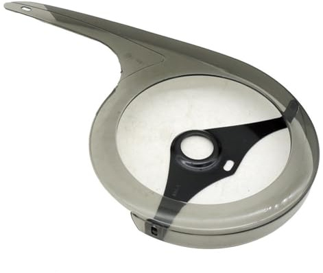 Lagomloot 53T Kettenschutz Kunststoff Staubschutz für E-Bike und Faltrad 40cm transparent braun