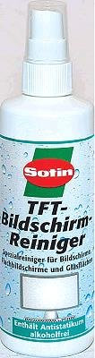 Sotin Bildschirmreiniger für TFT LED LCD und Plasma Monitore - 2 in 1 Display Reiniger + Antistatik Spray