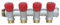SOMATHERM FOR YOU - hygienische Verteiler, vernickeltem Messing, Male-Female 20/27, selbstdichtenden und ausgerichtet ist