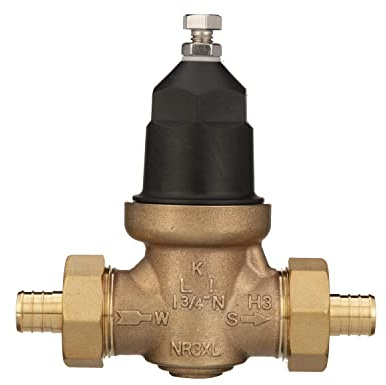 Zurn Wilkins 34-NR3XLDUPEX 3/4 NR3XL Pressure Reducing Valve with Double Union PEX Crimp Tailpiece Connection