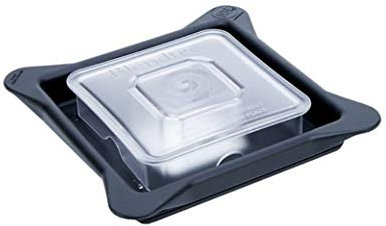 Blendtec Commercial Blender Lid | Soft Vented Gripper Mix-in with Square Clear Plug