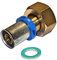 EasyPRESS Pressfitting Verschraubung IG 1-tlg. DVGW für Mehrschichtverbundrohr u. PE-RT (Pressprofil: TH - Kontur) Verschraubung IG 1-tlg. in (16 x 1/2)