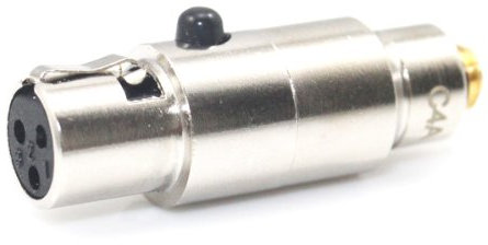 YPA C4A-2 Audiostecker-Adapter für AKG Bodypack Transmitter Microdot auf TA3F