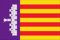 flaggenmeer® Flagge Mallorca 80 g/m² ca. 90 x 150 cm