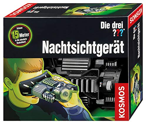 Die drei ??? Nachtsichtgerät vin KOSMOS, Detektivspielzeug, Detektiv Ausrüstung, Detektiv Set, Mitbringsel Kindergeburtstag, Geschenk für Kinder ab 8 - 12 Jahre, Die drei Fragezeichen