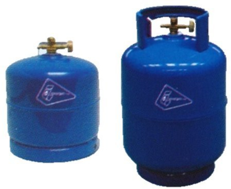 Bombola per gas ricaricabile completa di valvole e rubinetto Da kg. 1