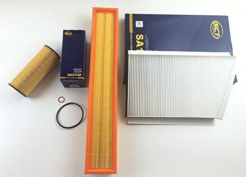 FILTER SET ÖLFILTER LUFTFILTER POLLENFILTER W203 S203 CL203 C180 180 129PS