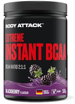 Body Attack Instant BCAA Extreme, Blackberry, 500 g