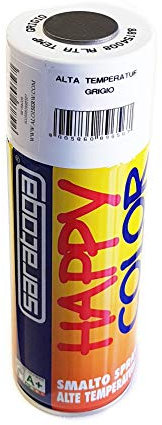 Saratoga happy 400ml bomboletta alta temperatura colore grigio