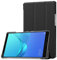 SATURCASE Case for Huawei MediaPad M5 8 (8.4), PU Leather Flip Foldable Folio Stand Protective Tablet Cover with Auto Sleep/Wake Function (Black)