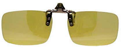 BlueCat Screen Aufsatz-Clip Blaulichtfiler Brille | Brillenclip Blueblocker-Brille | Anti-Blaulicht | Computerbrille Größe M