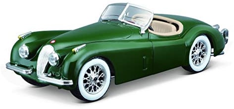 Bburago-Jaguar XK 120 Roadster (1951) im Maßstab 1:24 grün (18-22018G)
