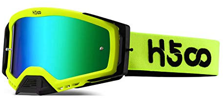 SGTTX Motocross-Brille Antibeschlag staubdichte Motorradbrille MTB ATV Mountain Downhill Trail Dirt Jump Radfahren Offroad Racing MX-Brille mit abreißbarer Moto-Brille für Helme Männer Frauen