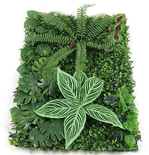 Acesunny Piante artificiali da parete per prato falsificato, decorazione per matrimoni, 40 x 60 cm, decorazione per matrimoni, decorazione per palcoscenico (#A 12 pezzi)