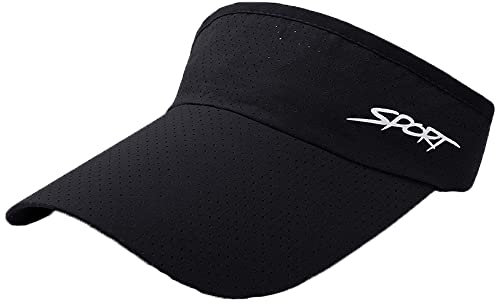 YAMEE Visoren für Damen Ultra-Licht Visor Cap Herren Sonnenblende für Damen und Herren | Sonnenhut Sommerhut Strandhut Unisex Sport Sunvisor Kappe | Sport-Sonnenblende Golf Tennis Cap