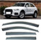4 Stück Autofenster Windabweiser für Audi Q3 2013-2018, Vorne Hinten Seitentür Fenster All Weather Wasserdicht Beschlagfrei Beschattung, Auto Zubehör
