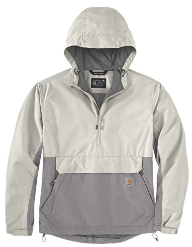 Carhartt Herren Rain Defender Loose Fit Lightweight Packable Anorak, Farbe: Malt Asphalt, XXL