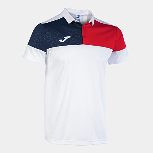 Joma Herren Kurzarm-Poloshirt Baumwolle Mann Crew V Tshirt (1er Pack)