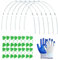 Hoop House, serra in fibra di vetro, 1,41 ft – tunnel da giardino Green House per reti da giardino, aiuole da giardino,