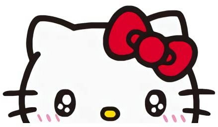 Matomo _Hello Kitty Peek Lustiger Vinyl-Aufkleber für Auto, LKW, Wand, Laptop, 15 cm (5,9 Zoll) (B)