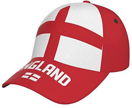 Herren Damen Baseball Kappen Flagge Von England Cool Basecap Verstellbar Hip-Hop-Hut Mode Baseballmütze Für Golf Draussen Angeln
