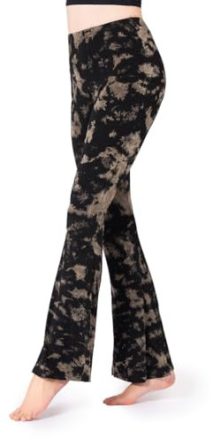 PANASIAM Leggings Batik with Flare, Black, S