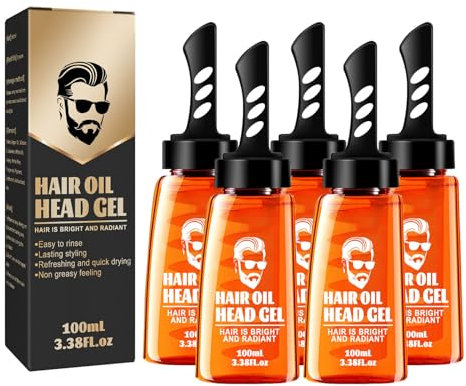 One-Comb Shaping-Styling-Gelkamm, 2-in-1-Haarwachskamm, 2-in-1-Haarwachsgel mit Kamm, Haaröl-Kopfgel, 2-in-1-Wachshaarkamm, langanhaltendes, flauschiges, schnell aufbauendes Haarstyling (500ml)