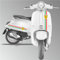 Kit grafica 3 adesivi completi TRICOLORE compatibile con PIAGGIO VESPA GTV GTS P150 primavera sprint cod.2129